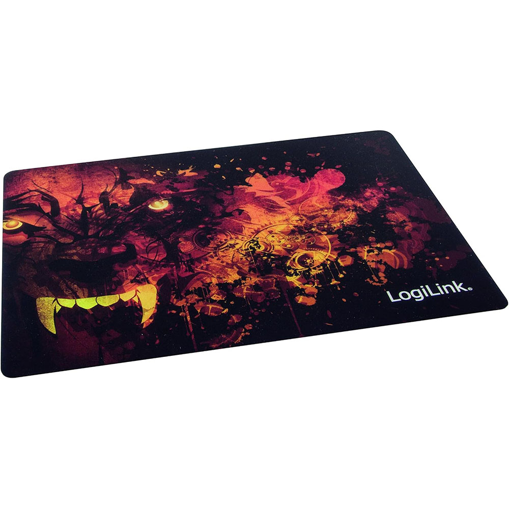 Podloga za miš LogiLink LogiLink Ultra thin glimmer gaming mousepad, wolf design, ID0141