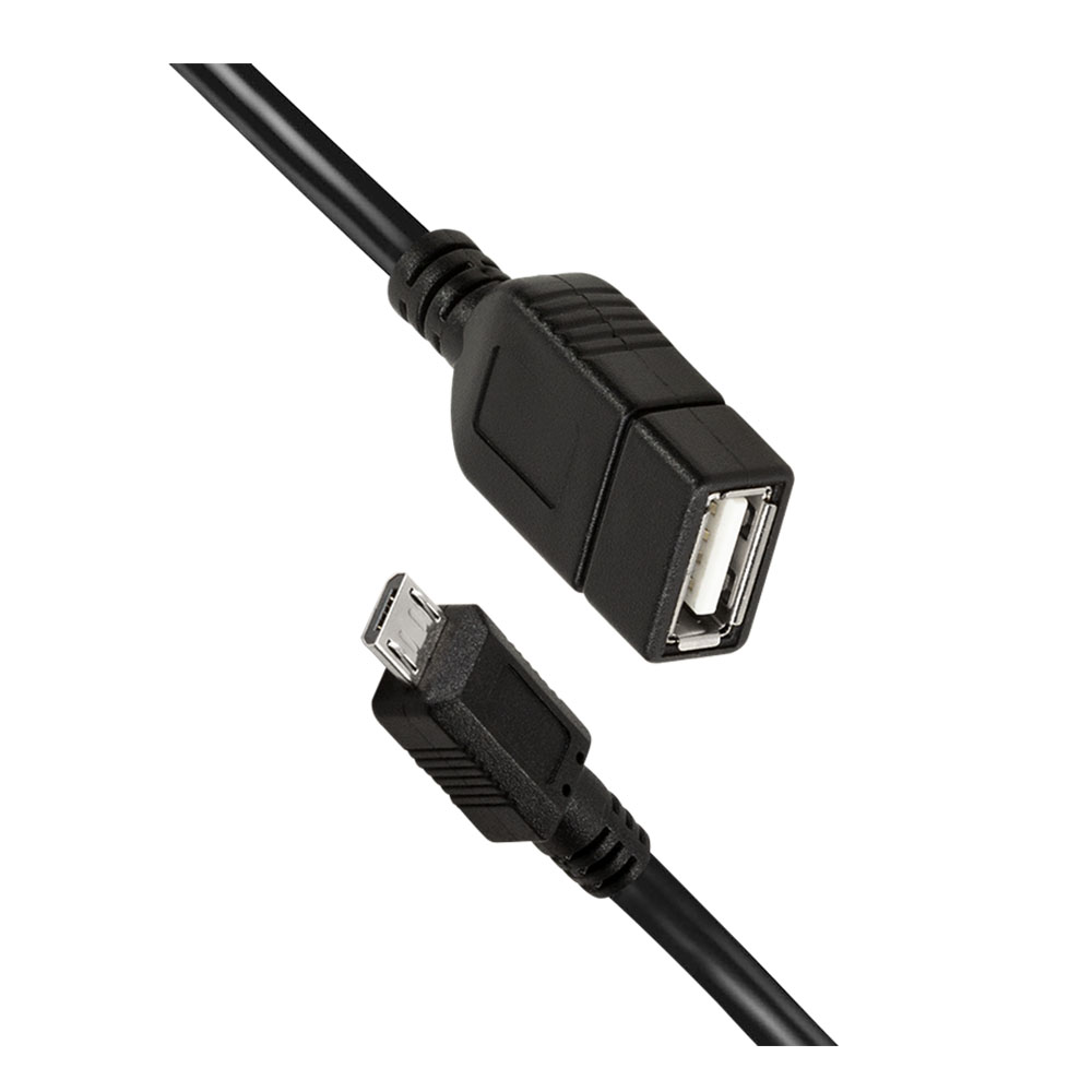 USB kabl i adapter LogiLink LogiLink USB 2.0 adapter, Micro USB M to USB-A F, OTG, black, 0.2 m, AA0035