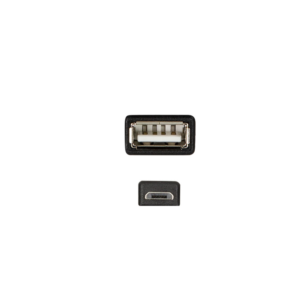 USB kabl i adapter LogiLink LogiLink USB 2.0 adapter, Micro USB M to USB-A F, OTG, black, 0.2 m, AA0035