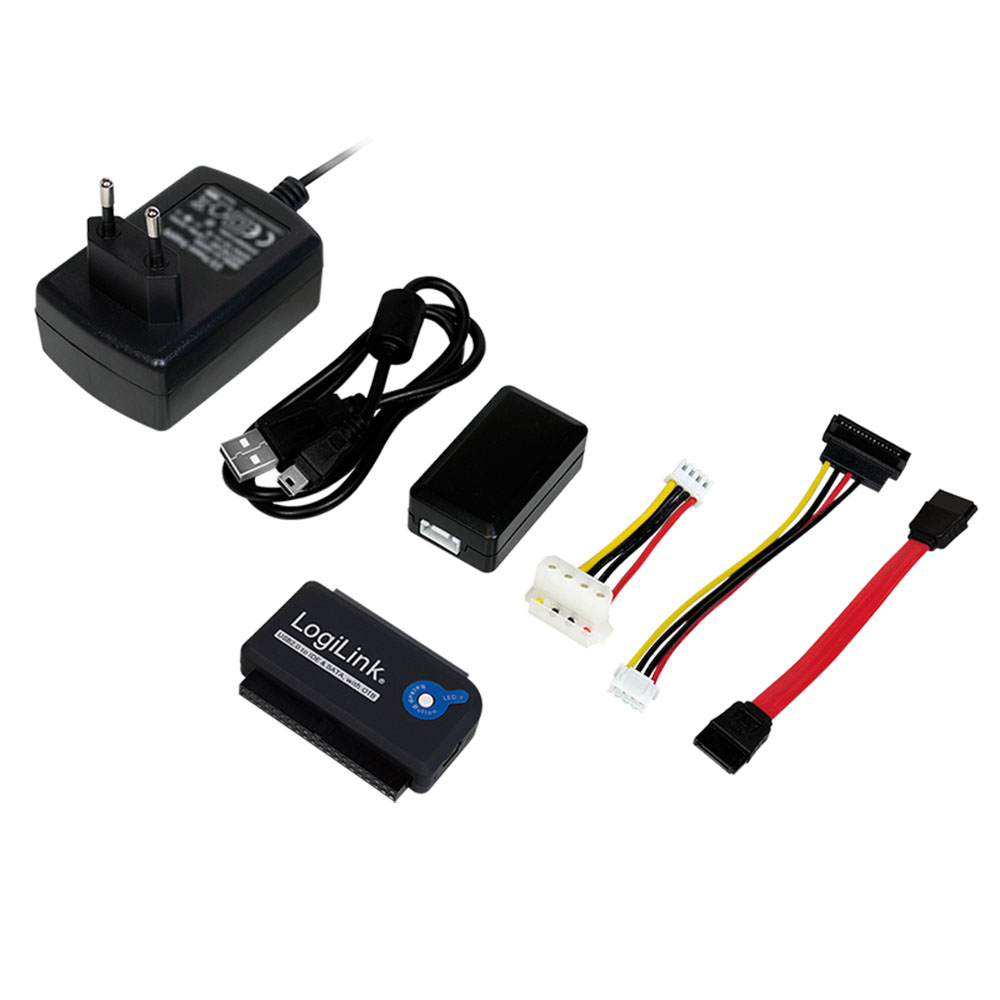 USB kabl i adapter LogiLink LogiLink Adapter USB 2.0 to 2.5 3.5 IDE and SATA HDD OTB, AU0006C