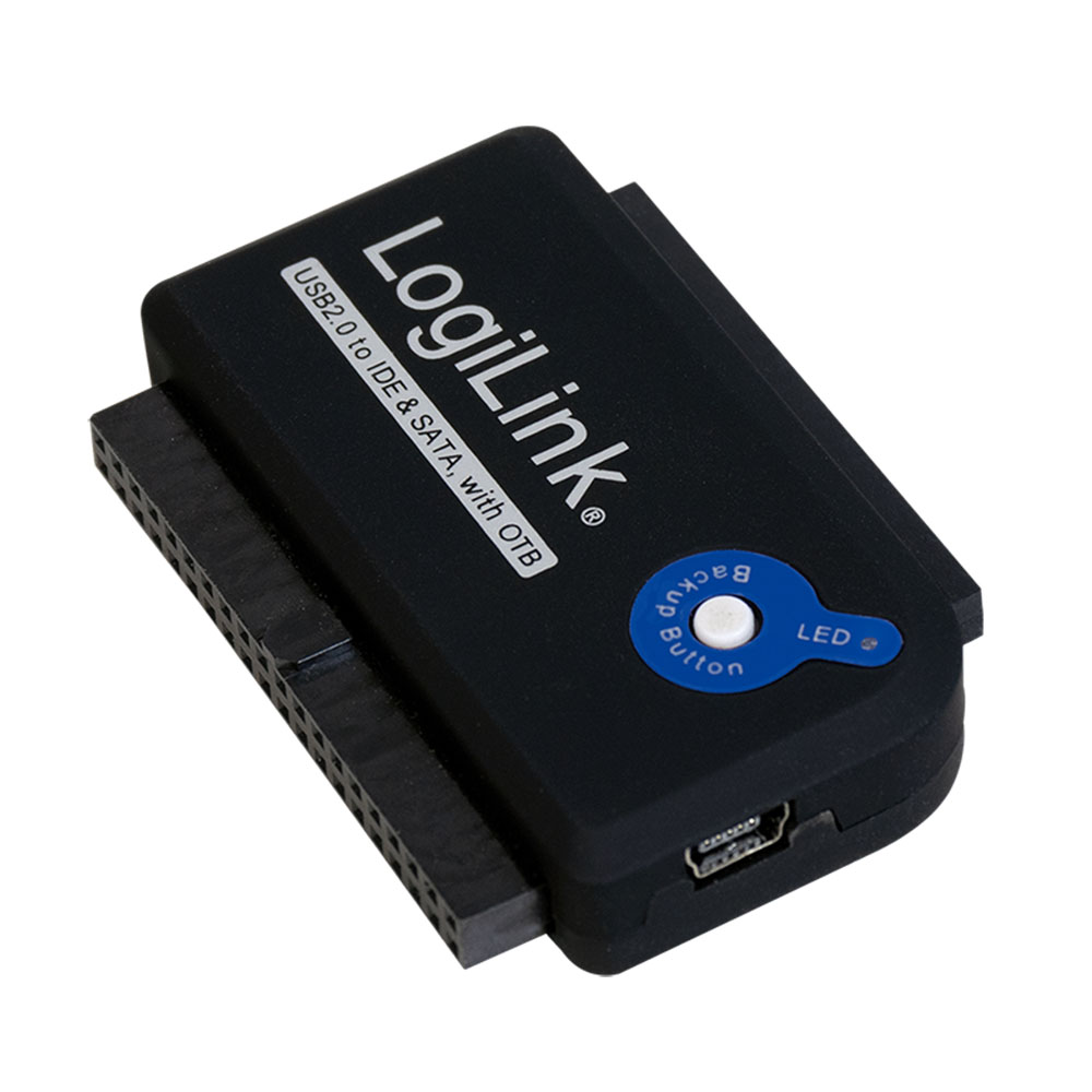 USB kabl i adapter LogiLink LogiLink Adapter USB 2.0 to 2.5 3.5 IDE and SATA HDD OTB, AU0006C