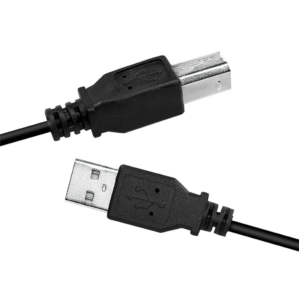 USB kabl i adapter LogiLink LogiLink USB 2.0 cable, USB-A M to USB-B M, black, 2 m, CU0007B