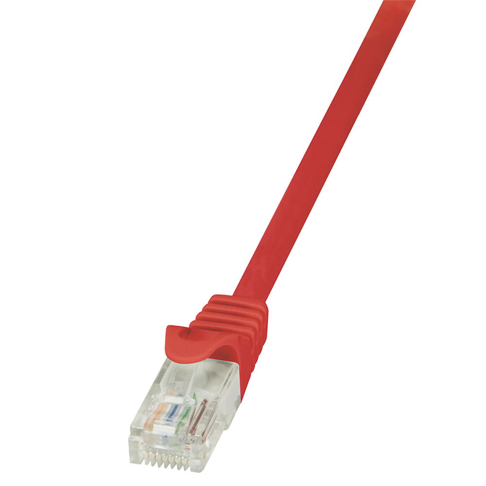 Mrežni kabl LogiLink LogiLink Patch cable Econline, Cat.5e, U UTP, red, 1 m, CP1034U