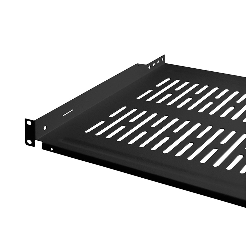 Polica za ormare servera LogiLink LogiLink 19 cantilever shelf, front screw fixing d=350 mm, black, SF1C45B