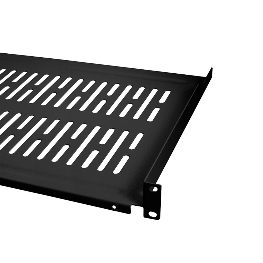 Polica za ormare servera LogiLink LogiLink 19 cantilever shelf, front screw fixing d=350 mm, black, SF1C45B