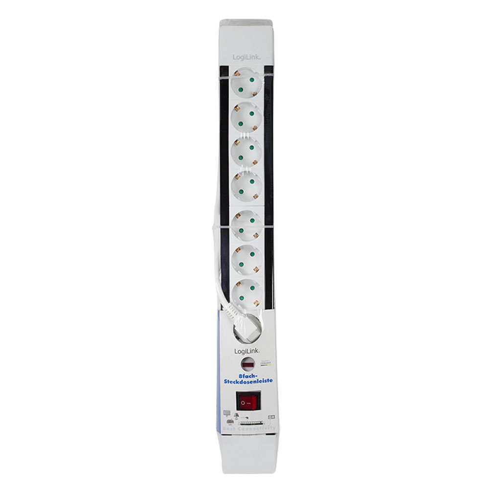 Produžec LogiLink LogiLink Socket outlet 8 way switch, 8x CEE 7 3, 3 m, LPS207