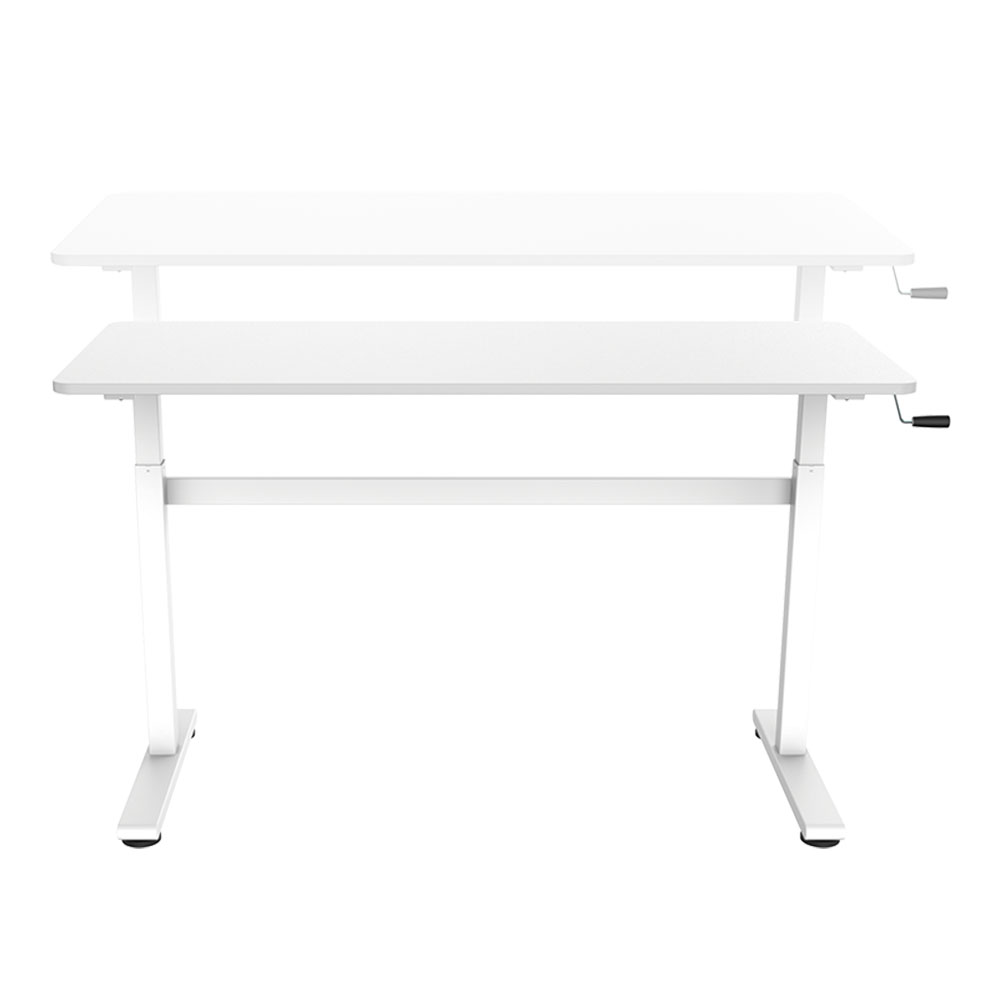 Računarski sto LogiLink LogiLink Manually adjustable sit stand desk, 700–1170 mm, white, EO0027W