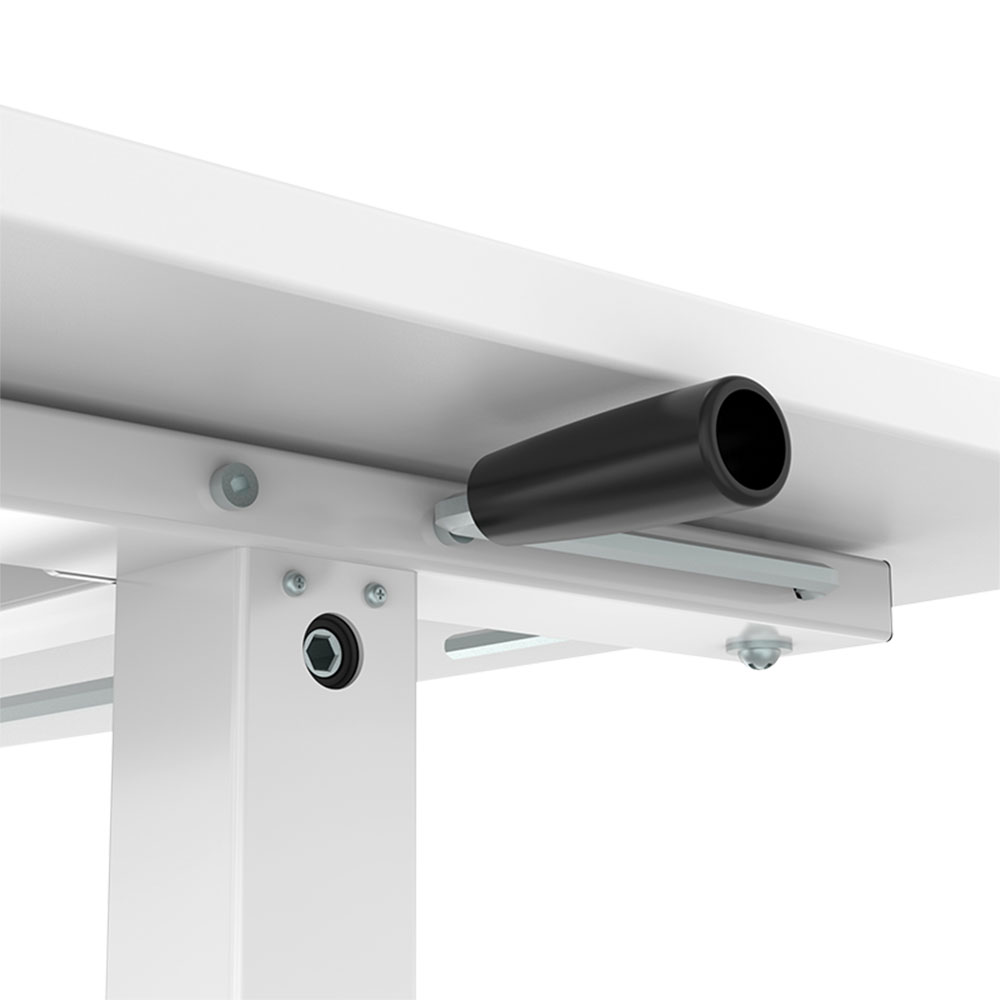 Računarski sto LogiLink LogiLink Manually adjustable sit stand desk, 700–1170 mm, white, EO0027W