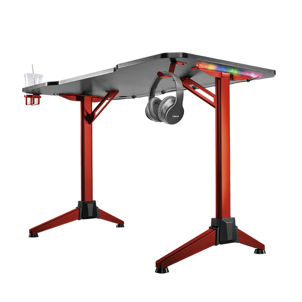 Računarski sto LogiLink LogiLink Gaming desk with RGB lighting, EO0042