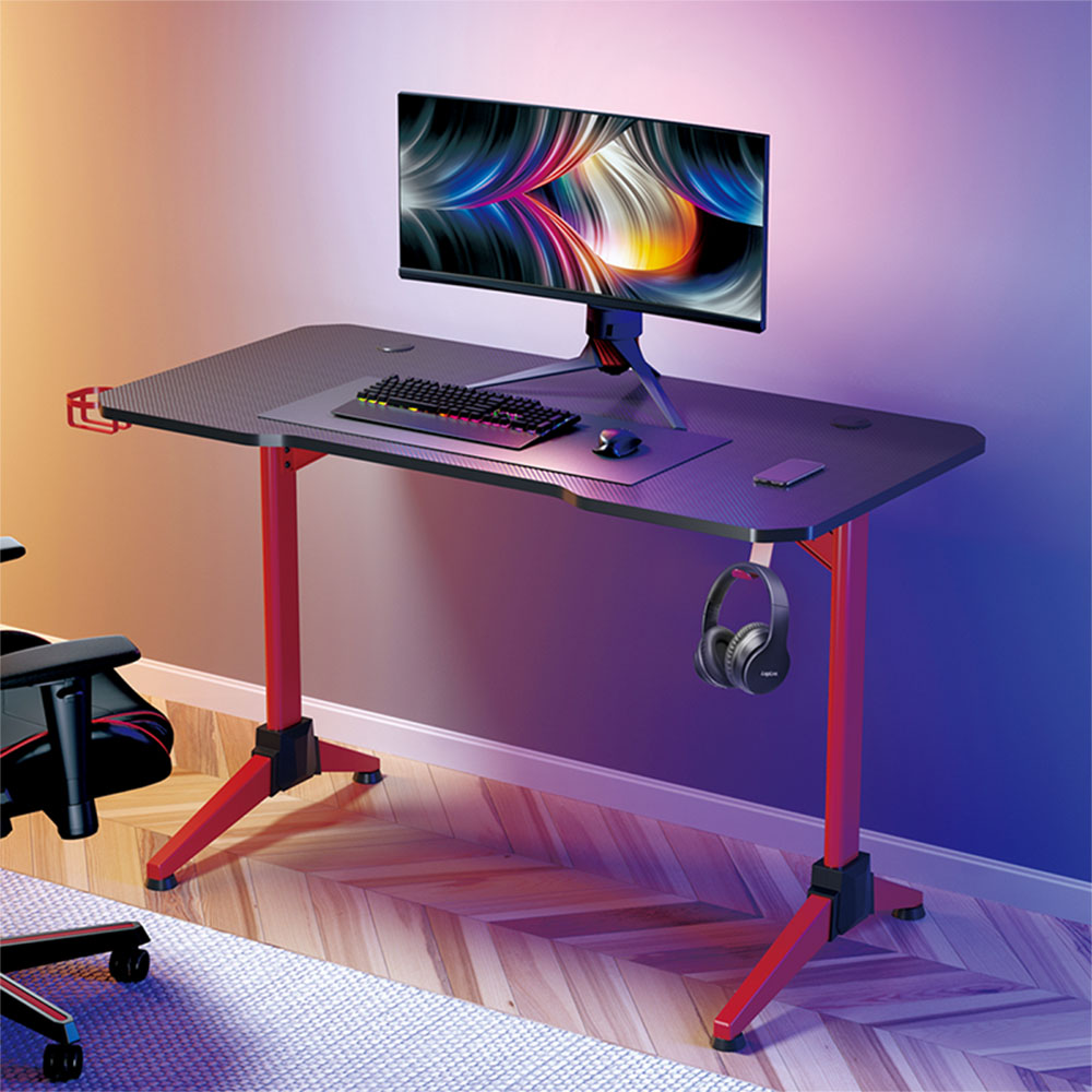 Računarski sto LogiLink LogiLink Gaming desk with RGB lighting, EO0042