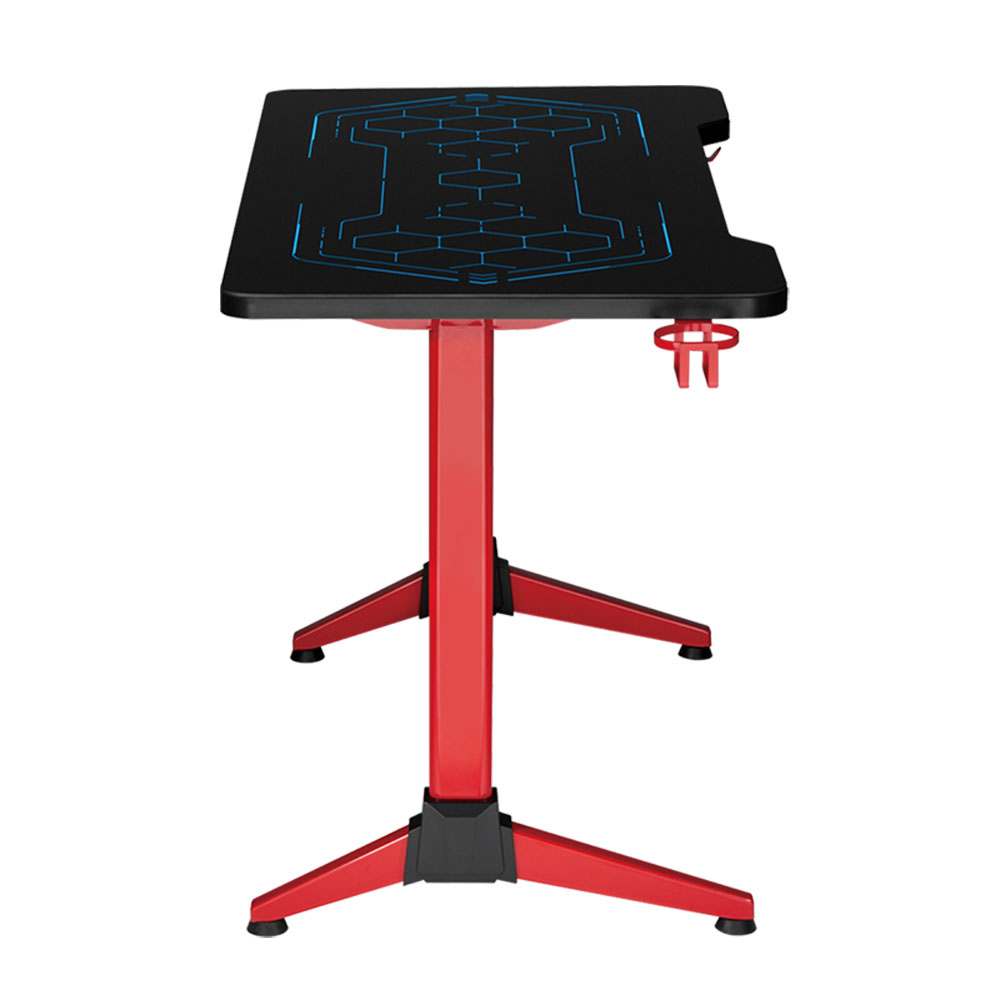 Računarski sto LogiLink LogiLink Gaming desk with RGB lighting, geo-honeycomb pattern, EO0043