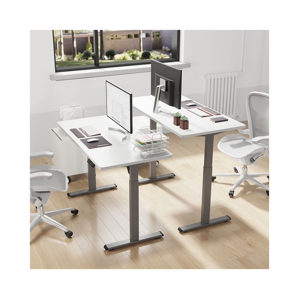 Računarski sto LogiLink LogiLink Electrically adjustable sit-stand desk frame, 1 motor, 710–1190 mm, grey, EO0052G