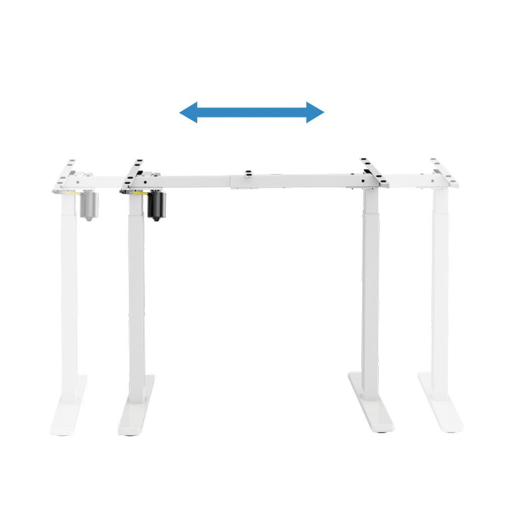 Računarski sto LogiLink LogiLink Electrically adjustable sit-stand desk frame, 1 motor, 710–1190 mm, white, EO0052W
