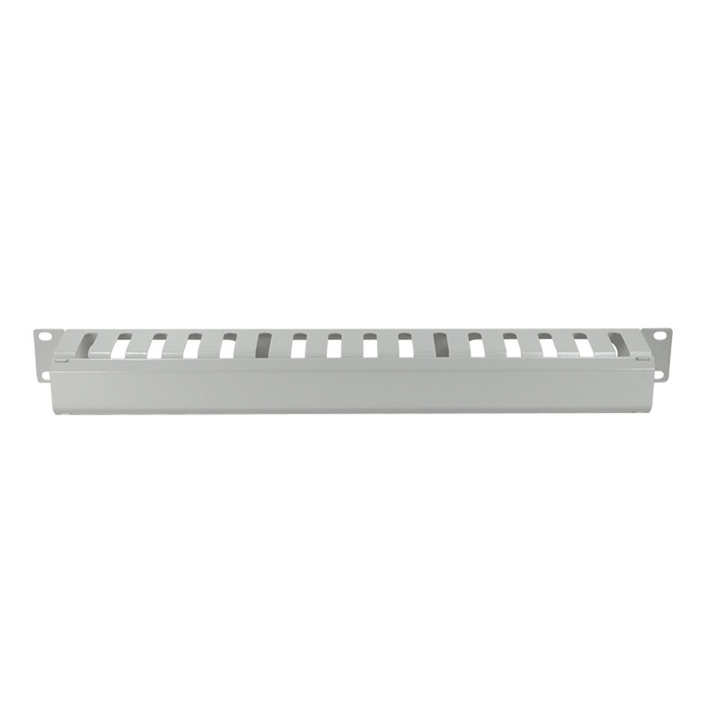 Pribor za ormare servera LogiLink LogiLink 19 cable management panel with front flap, 1U, grey, ORCC01G