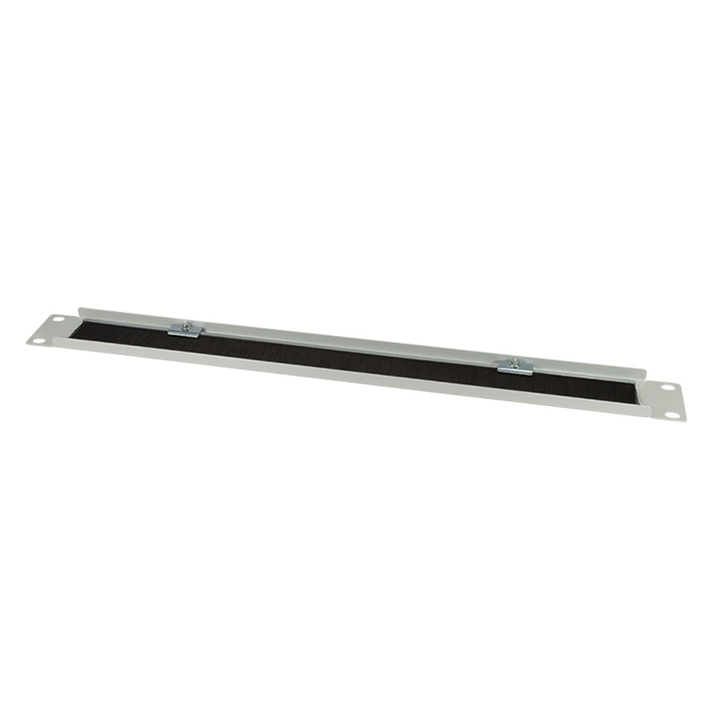 Pribor za ormare servera LogiLink LogiLink 19 cable entry 1U with brush strip, grey, ORCEB1G
