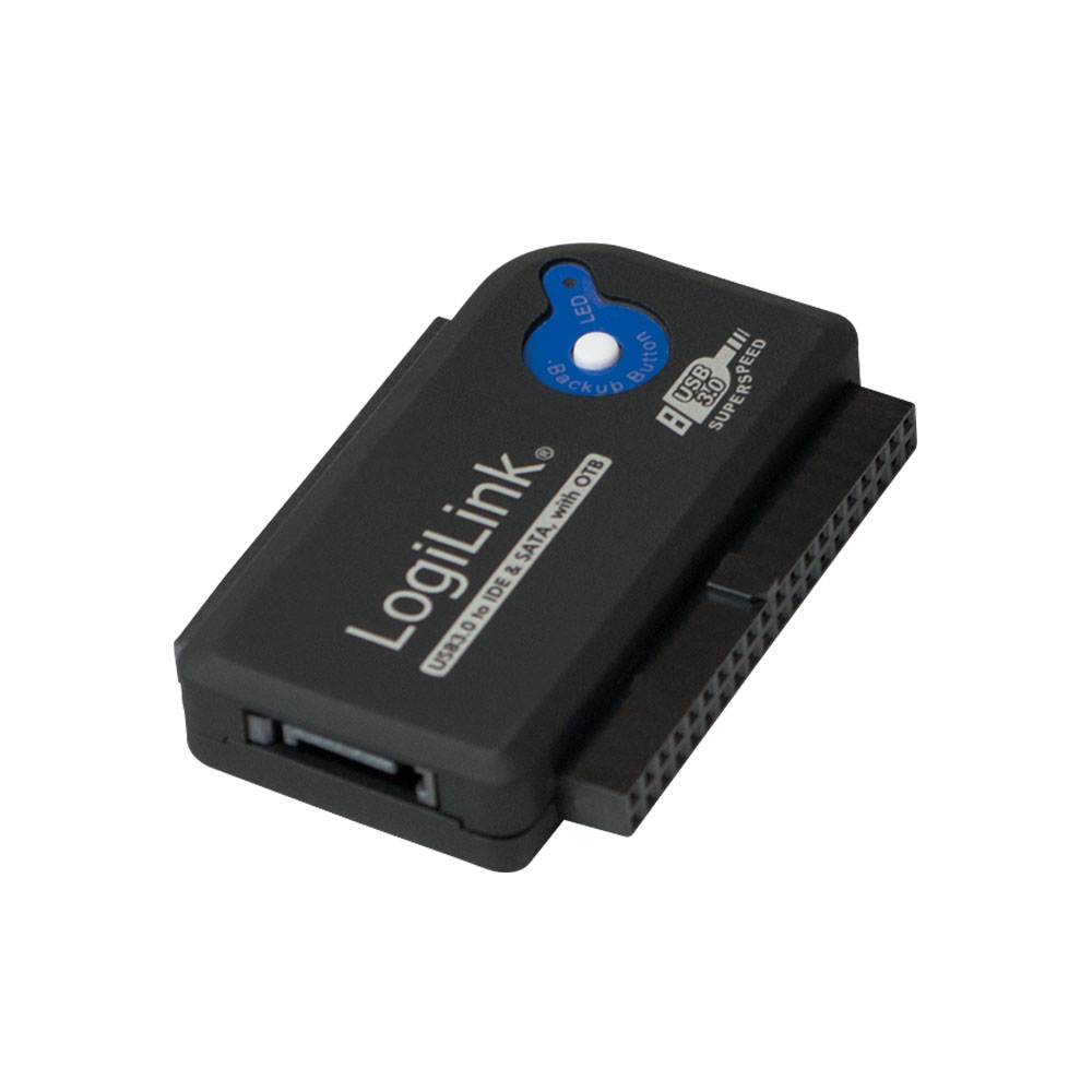 USB kabl i adapter LogiLink LogiLink USB 3.0 to IDE SATA adapter with OTB, AU0028A