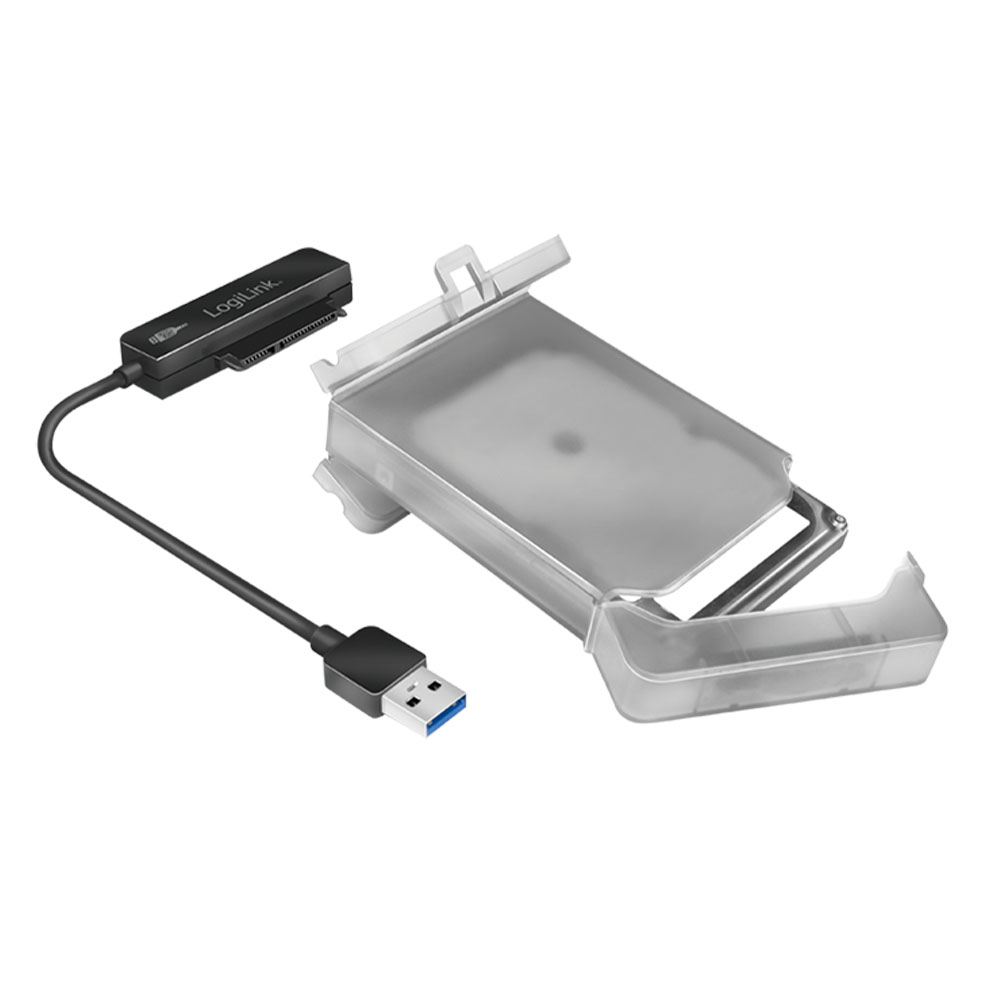 USB kabl i adapter LogiLink LogiLink USB 3.0 to 2.5 SATA adapter with protective case, AU0037