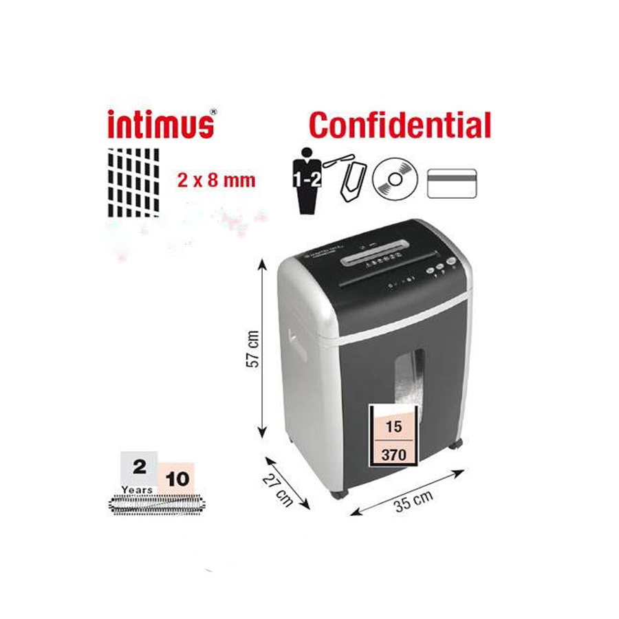 Šreder papira Intimus Intimus Confidential Top Secret Security Shredder